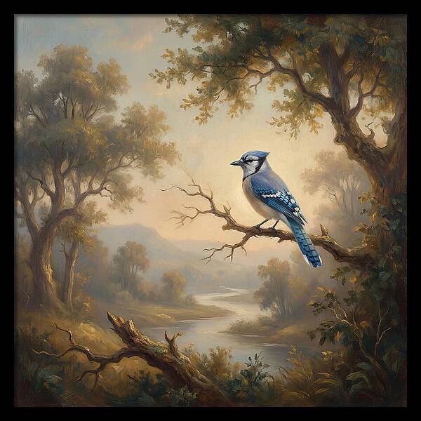 Blue Jay Perched