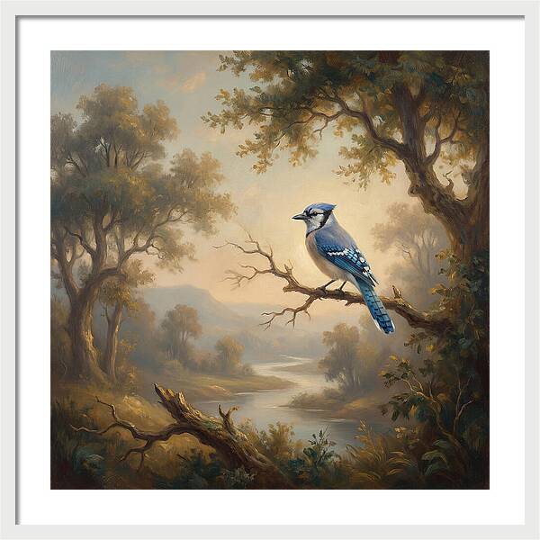 Blue Jay Perched