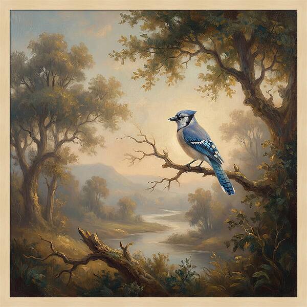 Blue Jay Perched