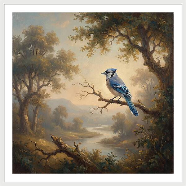 Blue Jay Perched