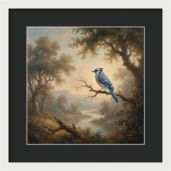 Blue Jay Perched