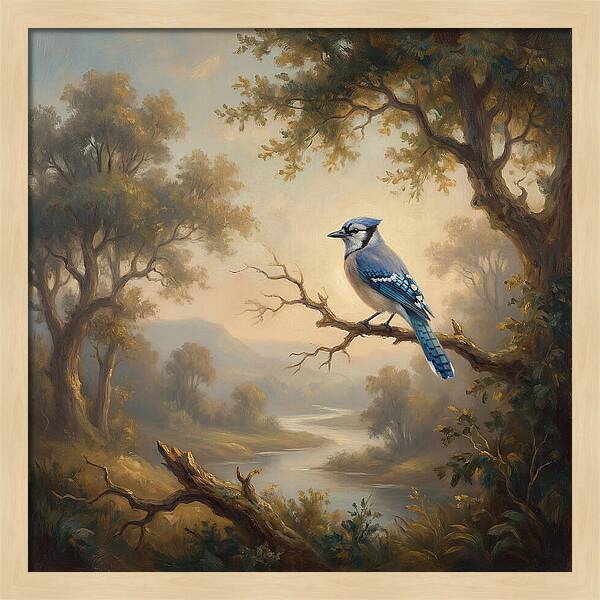 Blue Jay Perched