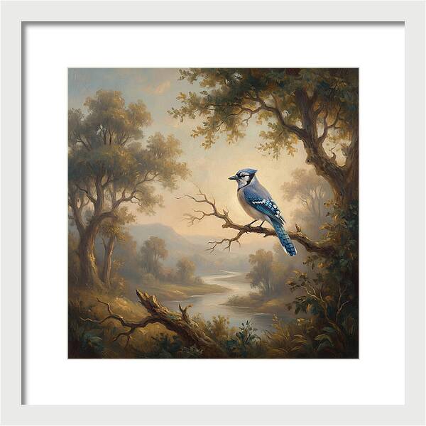 Blue Jay Perched
