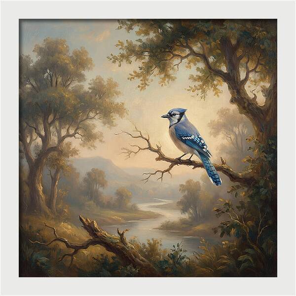 Blue Jay Perched
