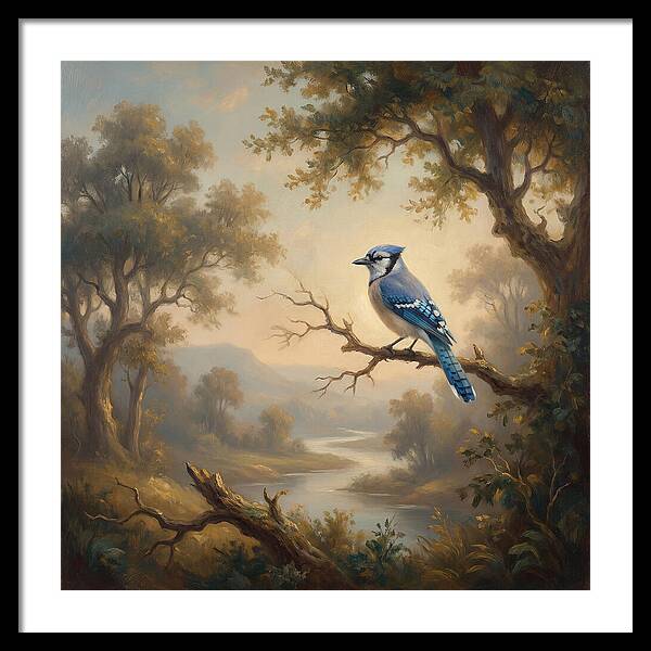 Blue Jay Perched