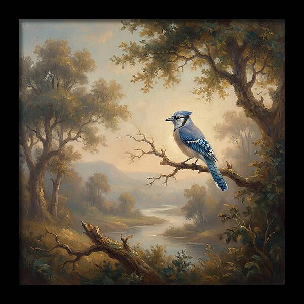 Blue Jay Perched