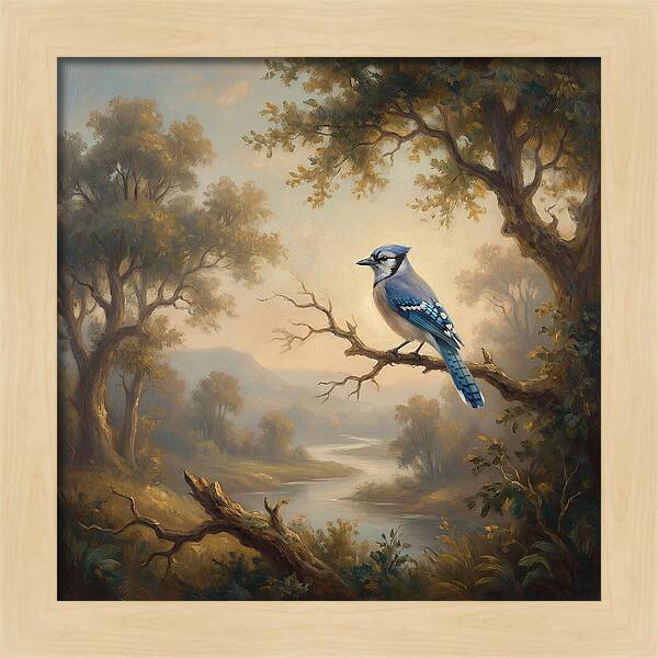 Blue Jay Perched