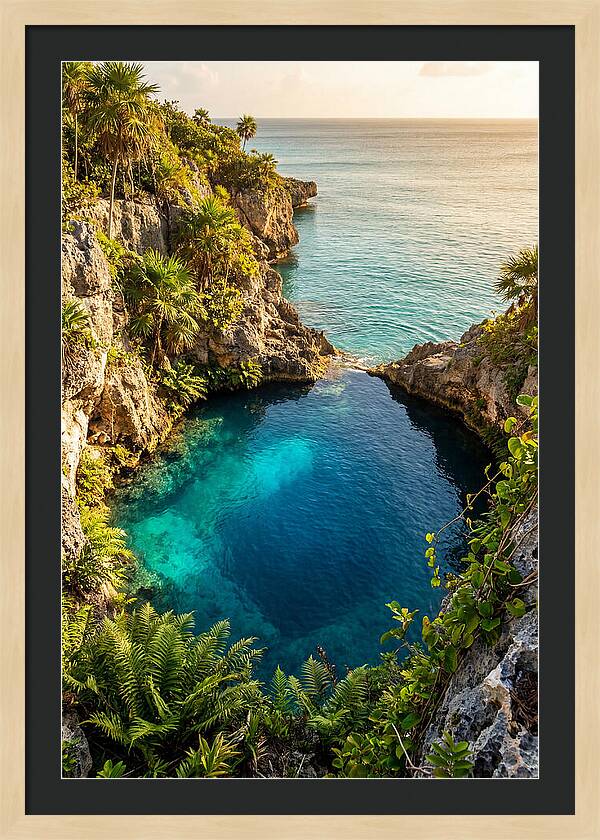 Blue Lagoon At Golden Hour