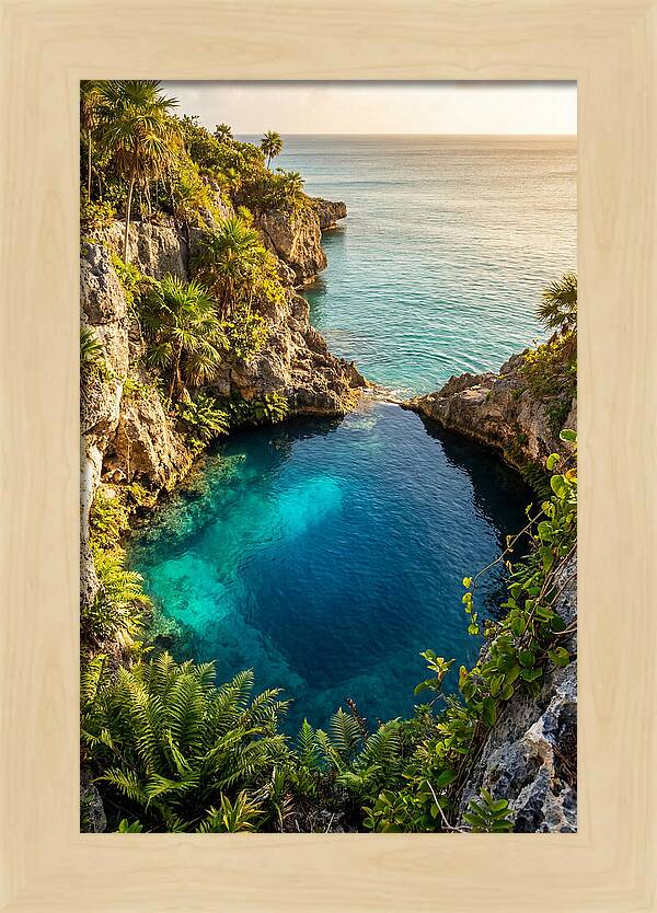 Blue Lagoon At Golden Hour
