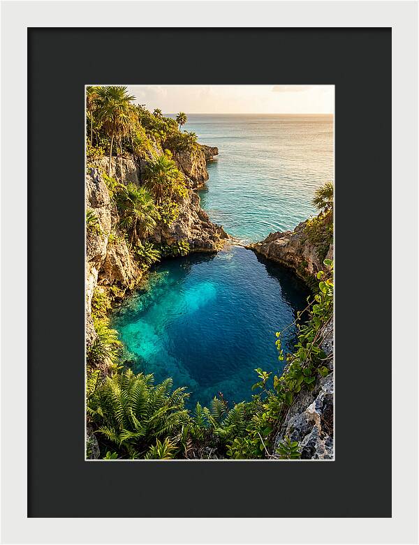 Blue Lagoon At Golden Hour