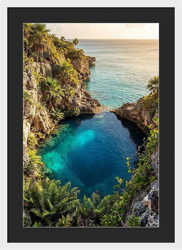 Blue Lagoon At Golden Hour