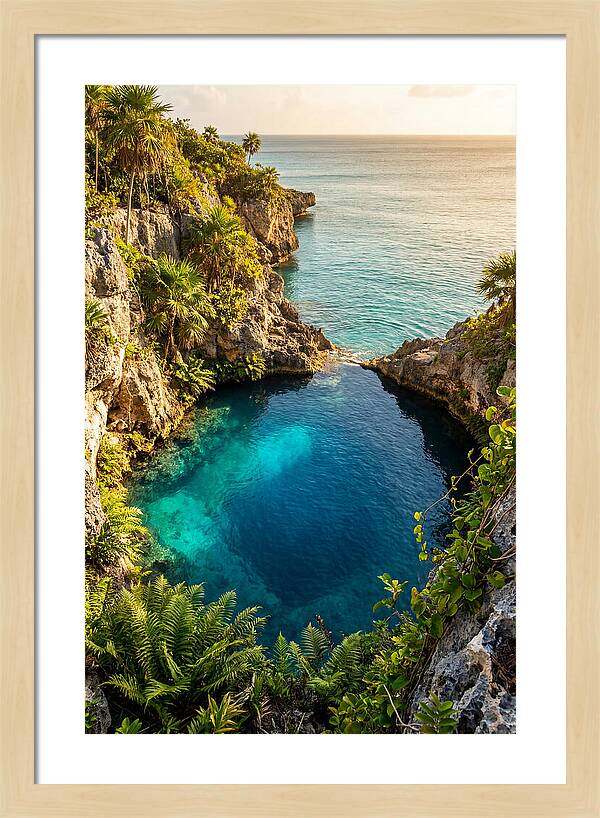 Blue Lagoon At Golden Hour