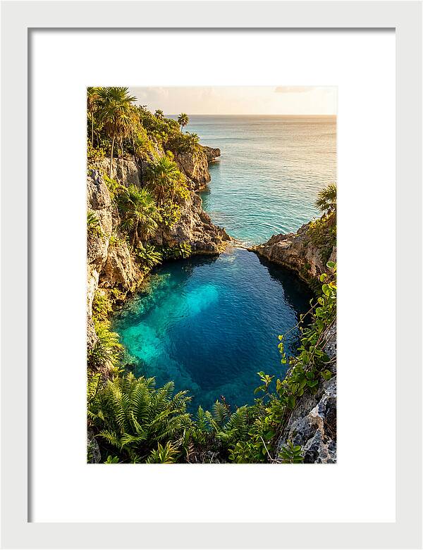 Blue Lagoon At Golden Hour