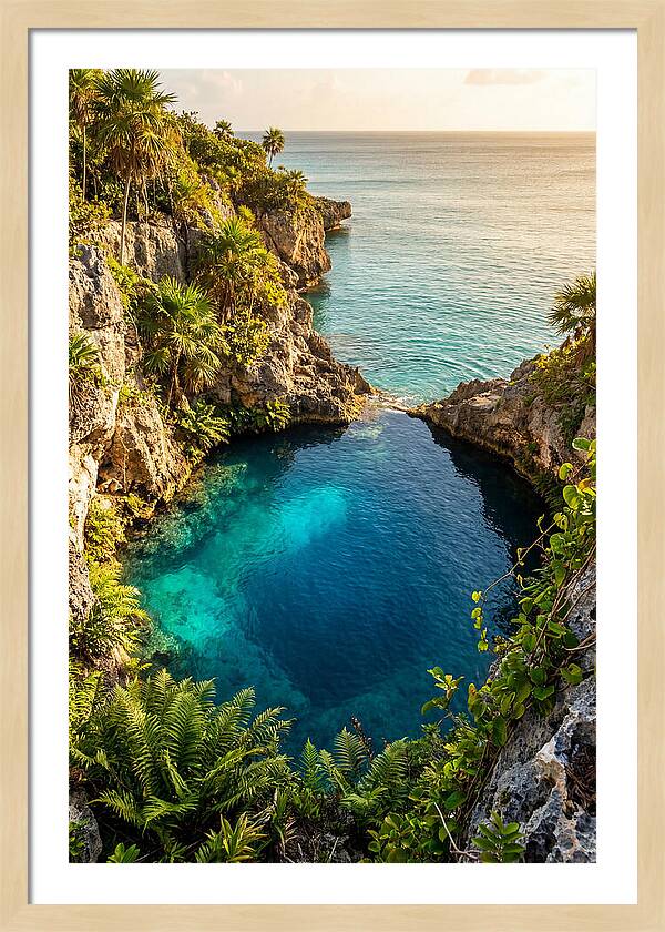 Blue Lagoon At Golden Hour