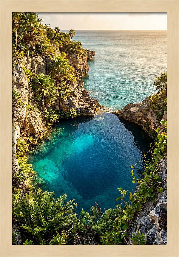 Blue Lagoon At Golden Hour