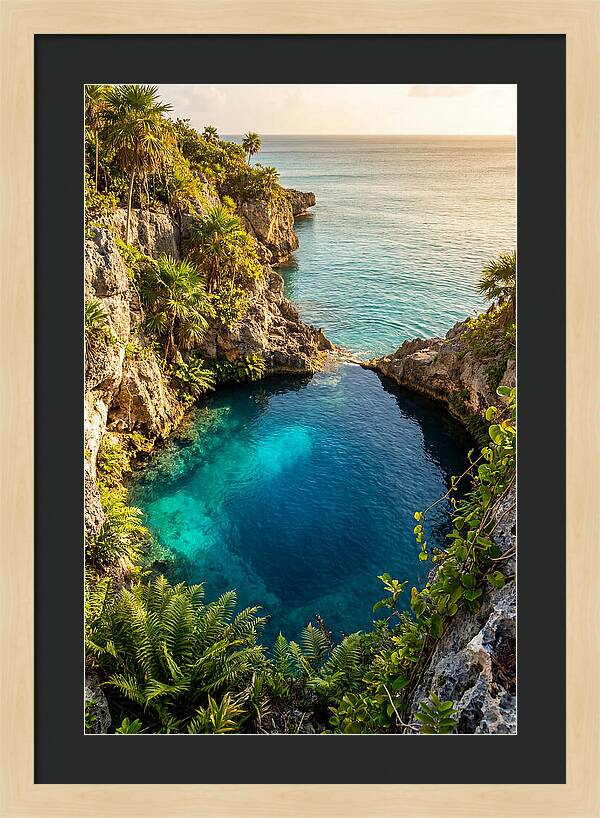 Blue Lagoon At Golden Hour