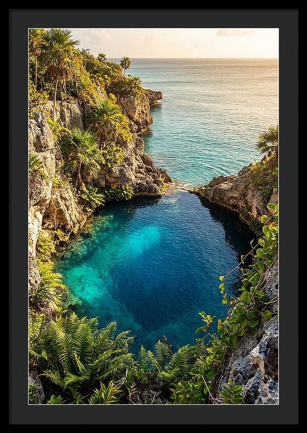 Blue Lagoon At Golden Hour