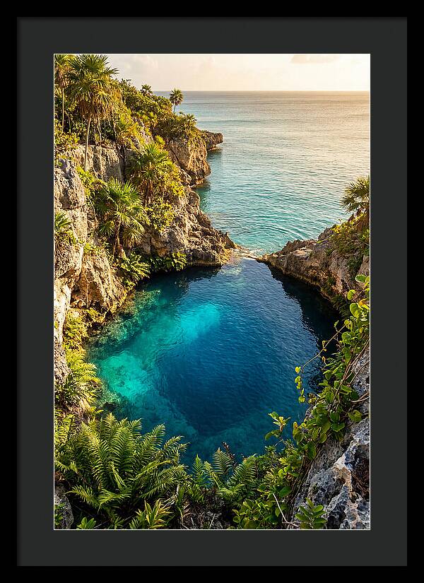 Blue Lagoon At Golden Hour