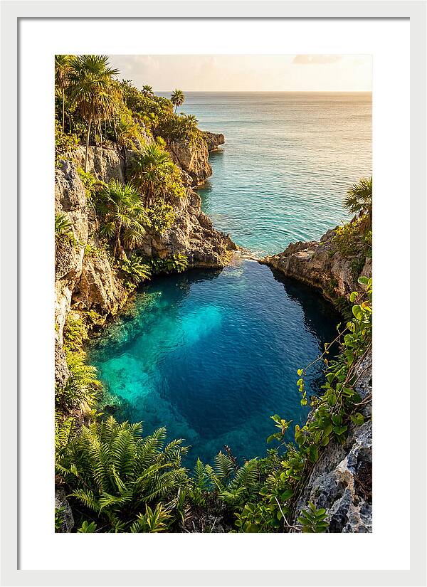 Blue Lagoon At Golden Hour
