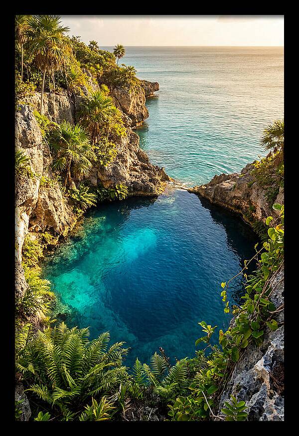Blue Lagoon At Golden Hour