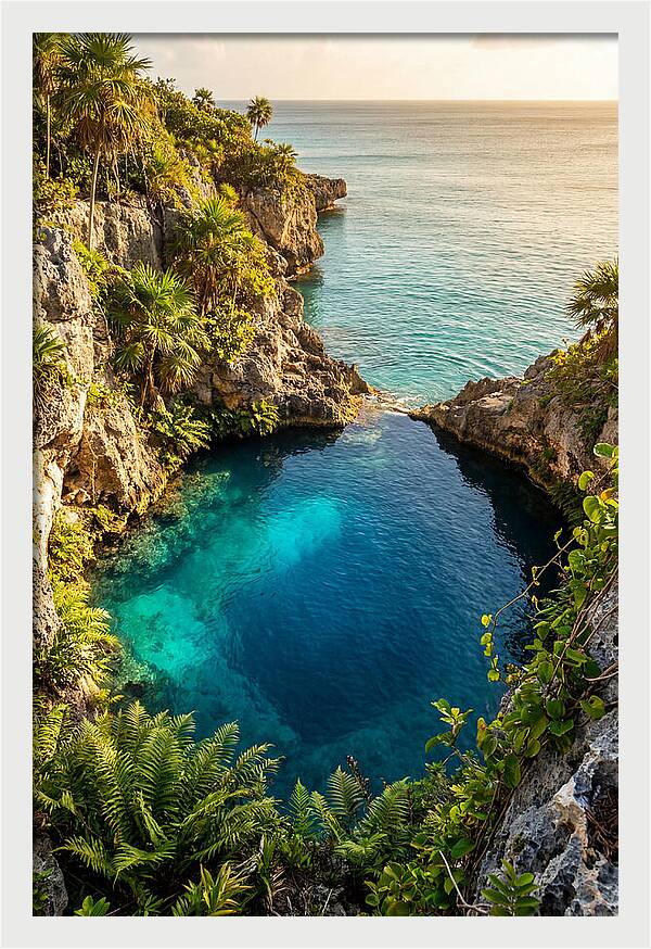 Blue Lagoon At Golden Hour