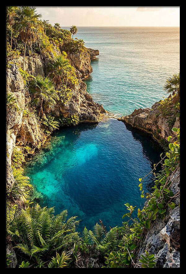 Blue Lagoon At Golden Hour