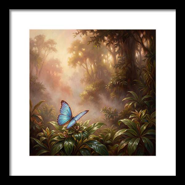Blue Morpho Butterfly