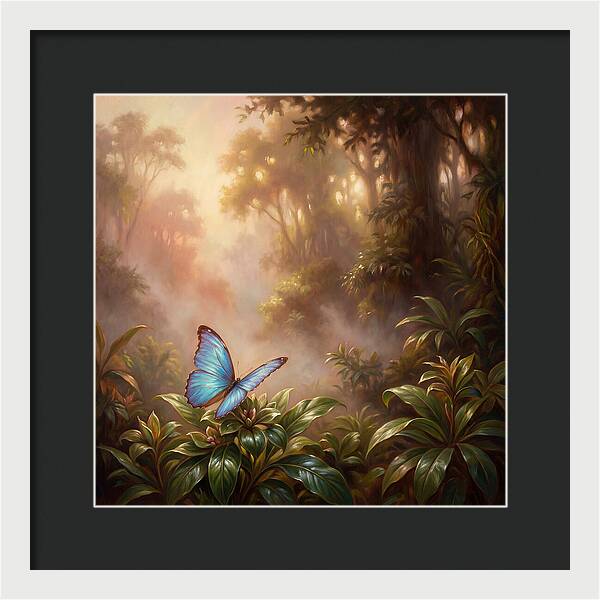 Blue Morpho Butterfly