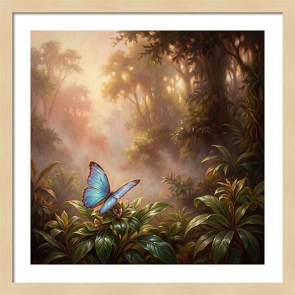 Blue Morpho Butterfly
