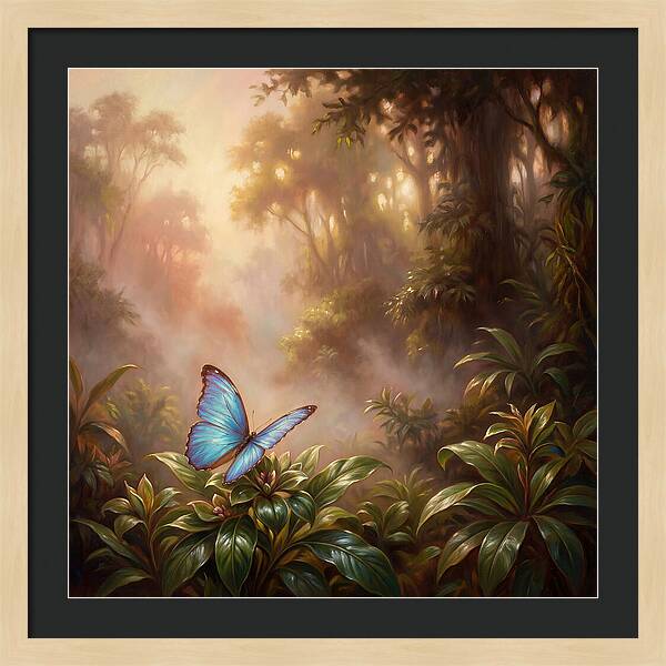 Blue Morpho Butterfly