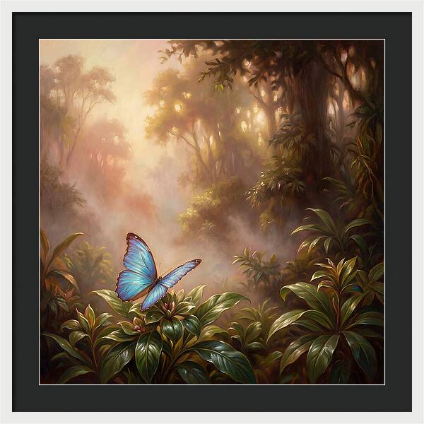 Blue Morpho Butterfly