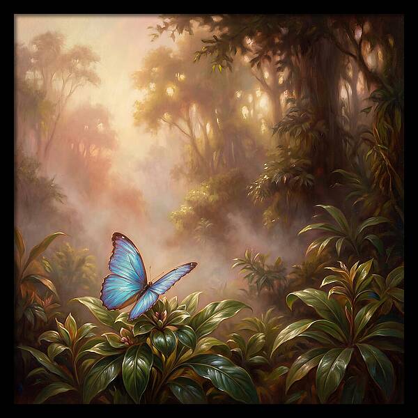Blue Morpho Butterfly