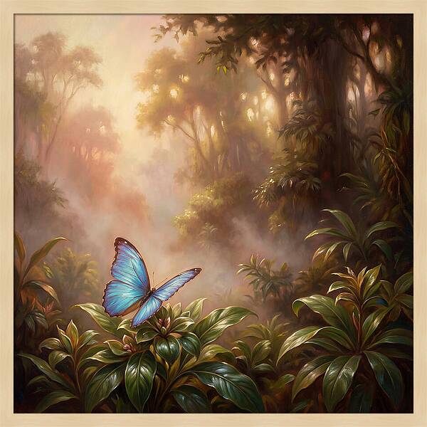 Blue Morpho Butterfly