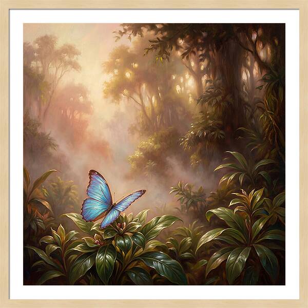 Blue Morpho Butterfly