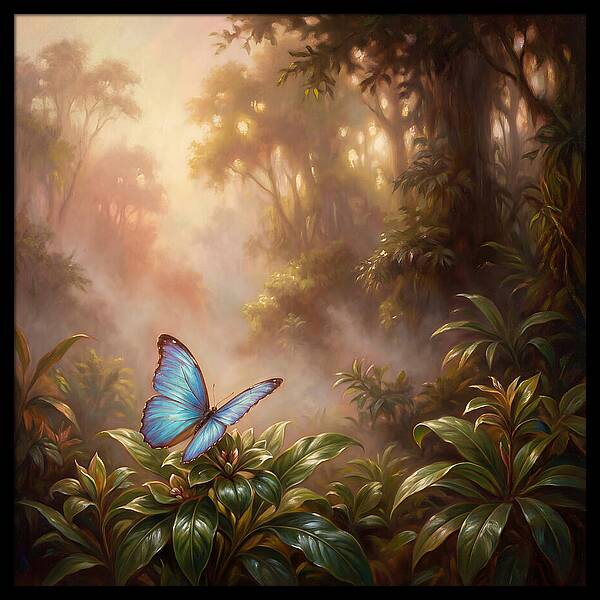 Blue Morpho Butterfly