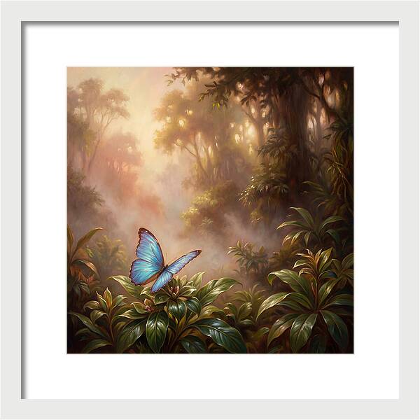 Blue Morpho Butterfly