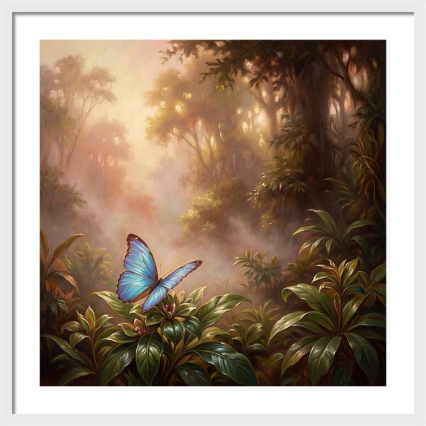 Blue Morpho Butterfly
