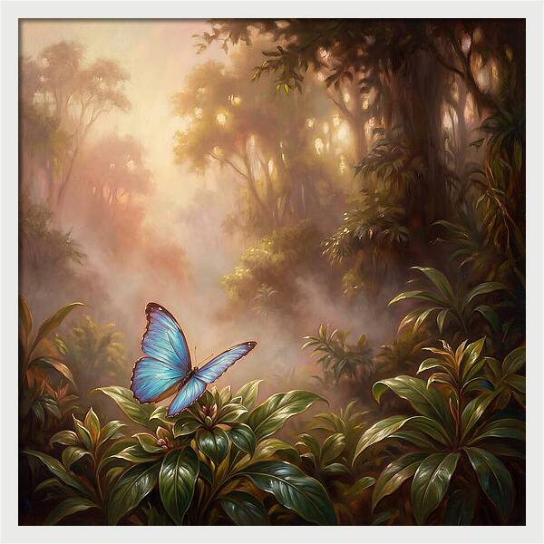 Blue Morpho Butterfly