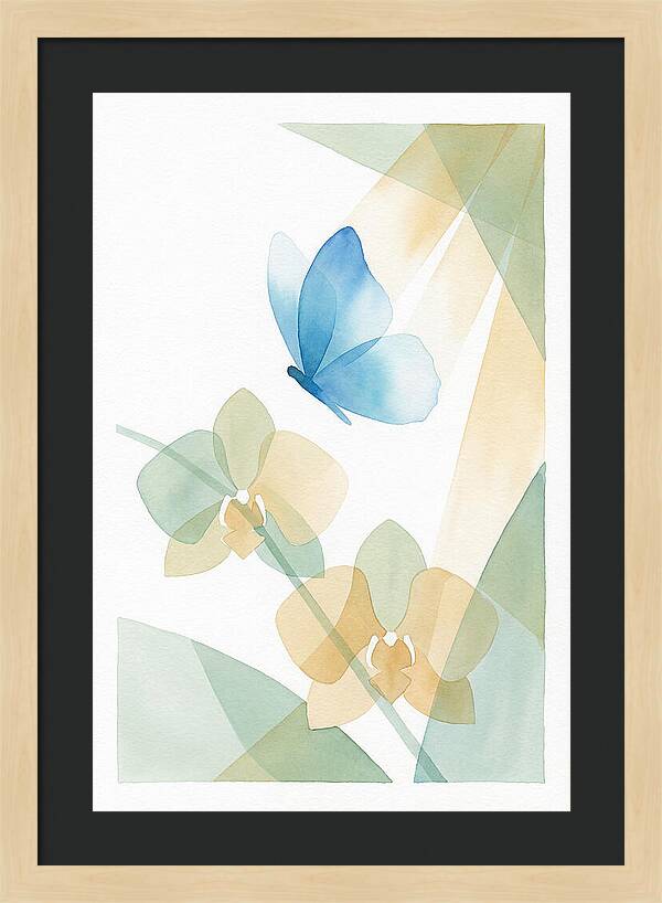 Blue Morpho Butterfly Elegance