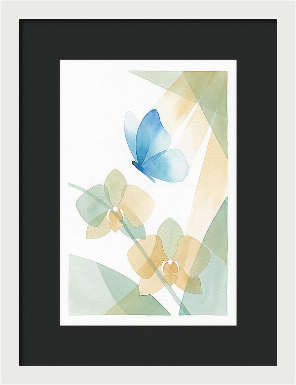 Blue Morpho Butterfly Elegance