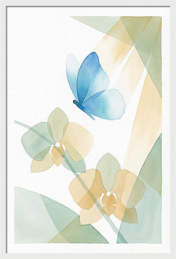 Blue Morpho Butterfly Elegance