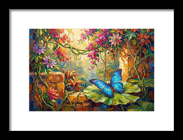 Blue Morpho Butterfly Serenity