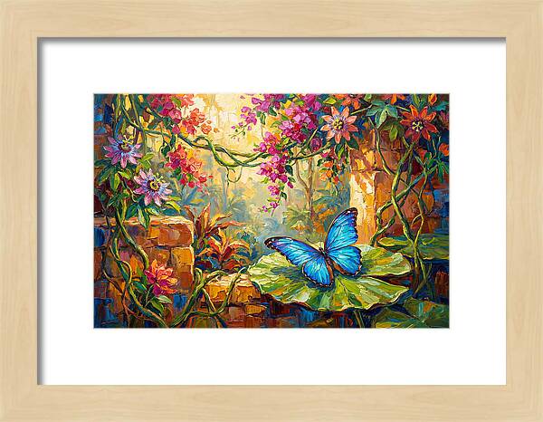 Blue Morpho Butterfly Serenity