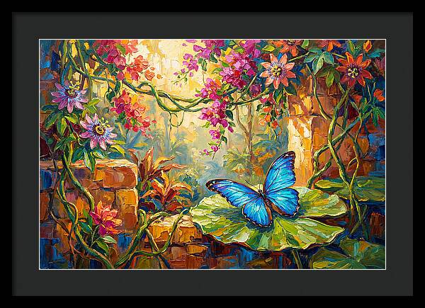 Blue Morpho Butterfly Serenity