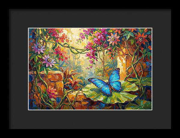 Blue Morpho Butterfly Serenity