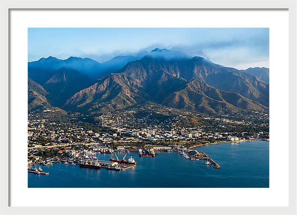 Blue Mountains Over Kingston Coastline