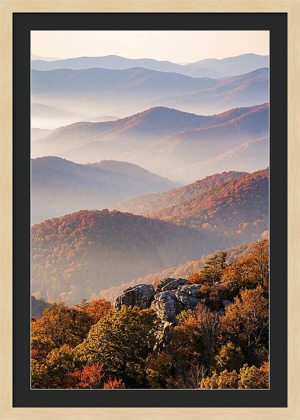 Blue Ridge Parkway Autumn Serenity