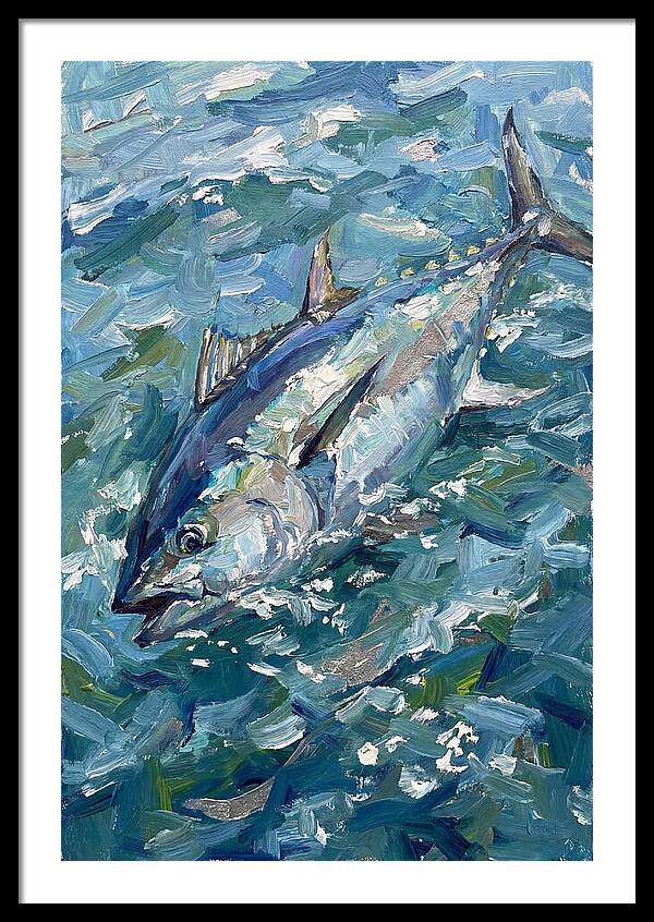 Bluefin Tuna Swimming Gracefully