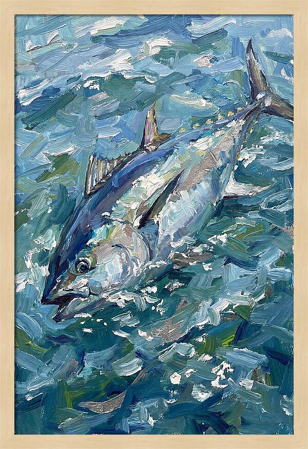 Bluefin Tuna Swimming Gracefully