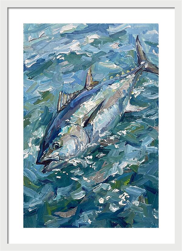 Bluefin Tuna Swimming Gracefully
